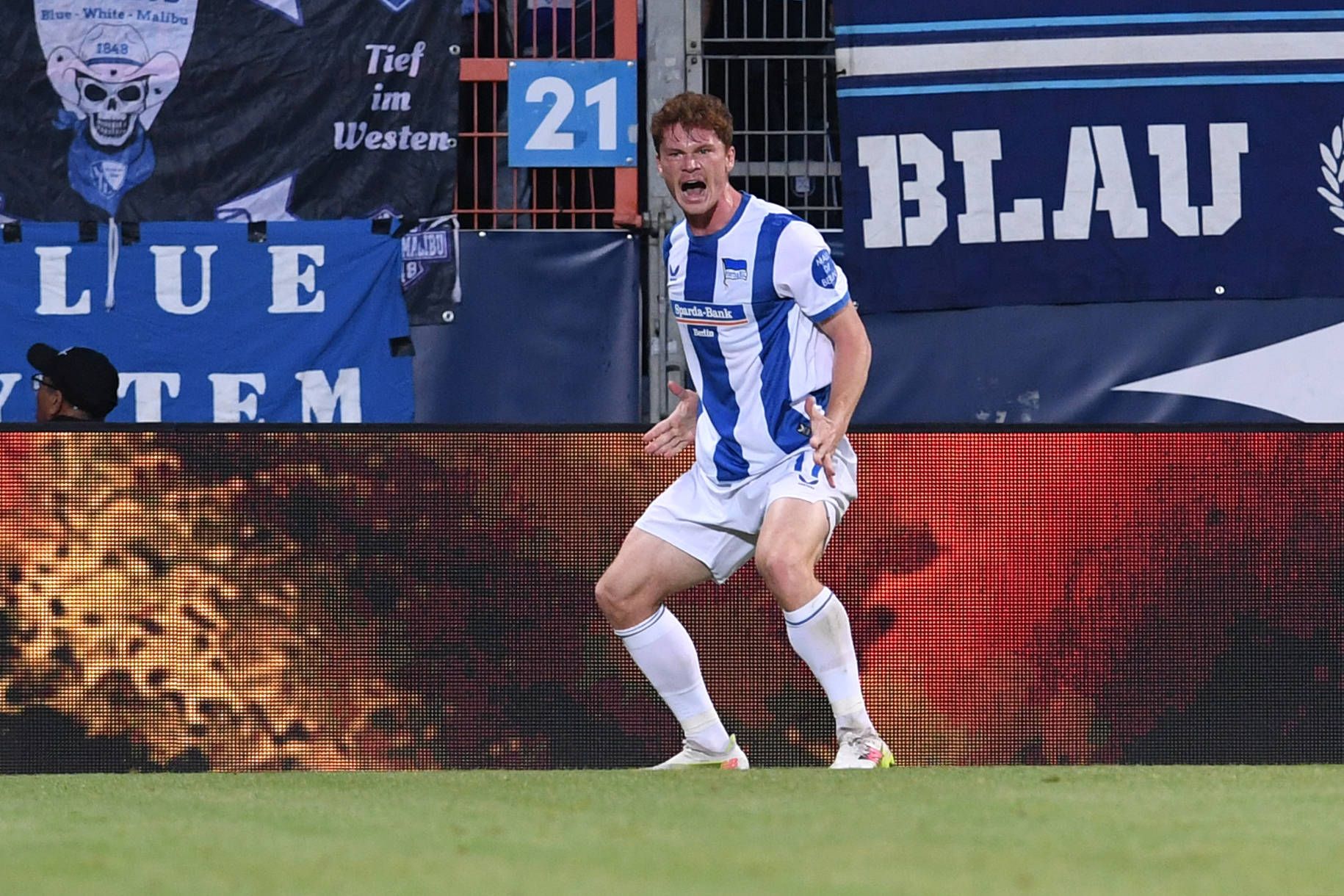 Hertha-Stürmer Grönning: Eine Stunde Danish Dynamit, wieder Torexplosion?