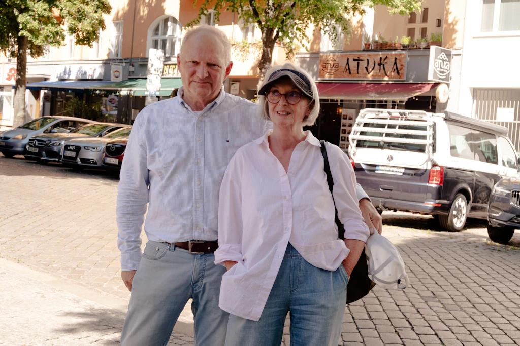 Sybille Cohrs und Loring Sittler wohnen immer mal wieder in Berlin: Sie wählen CDU.