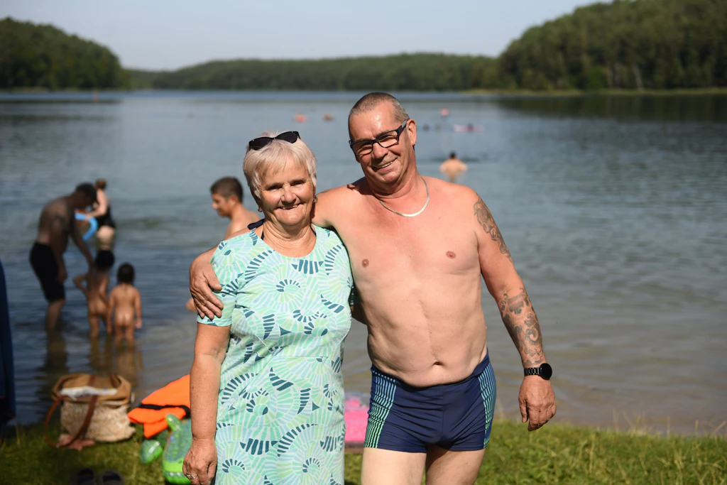 Team See: Angelika und Olaf               genießen die unberührte Natur.