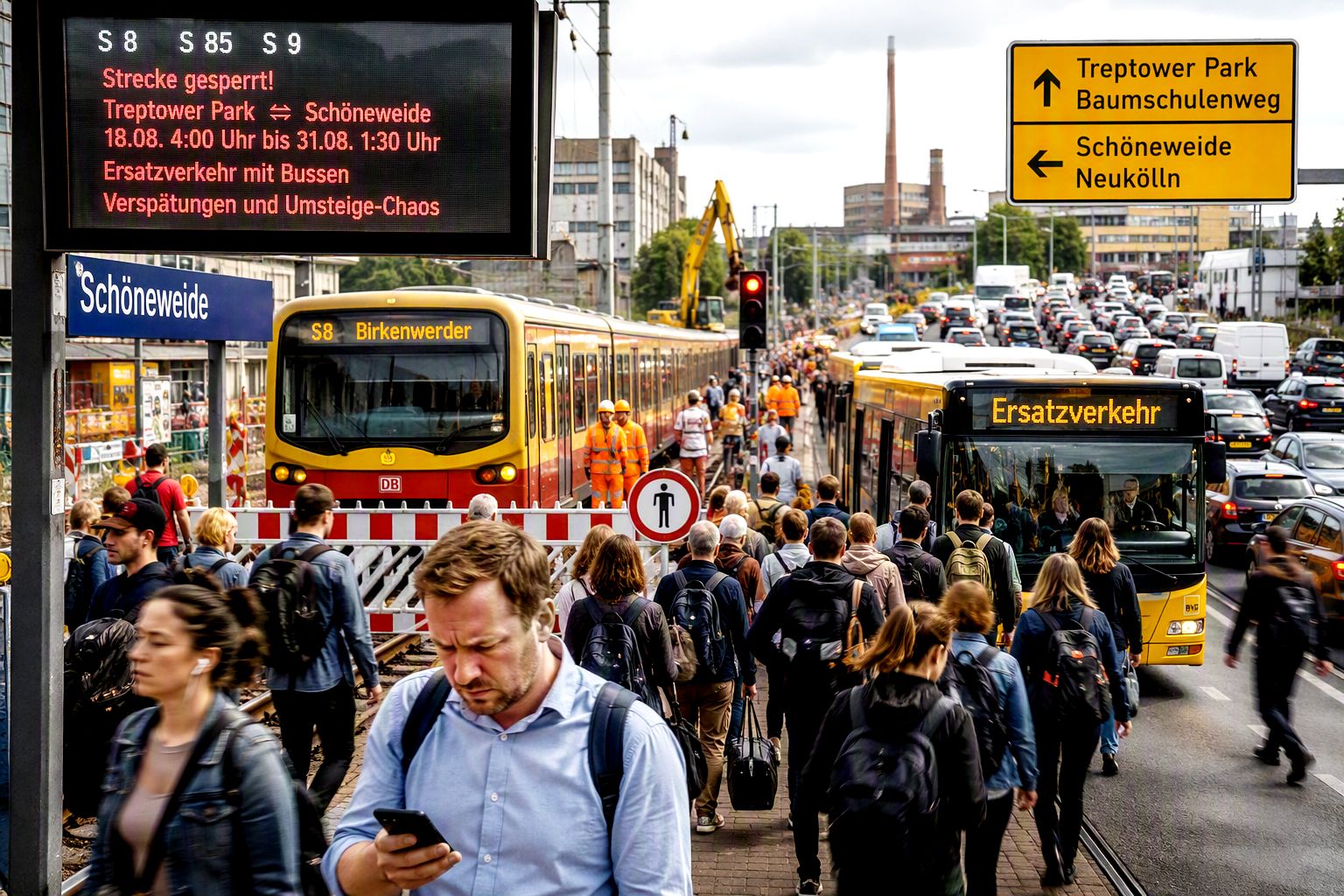 S-Bahn-Chaos in Berlin: Fünf Linien 14 Tage betroffen