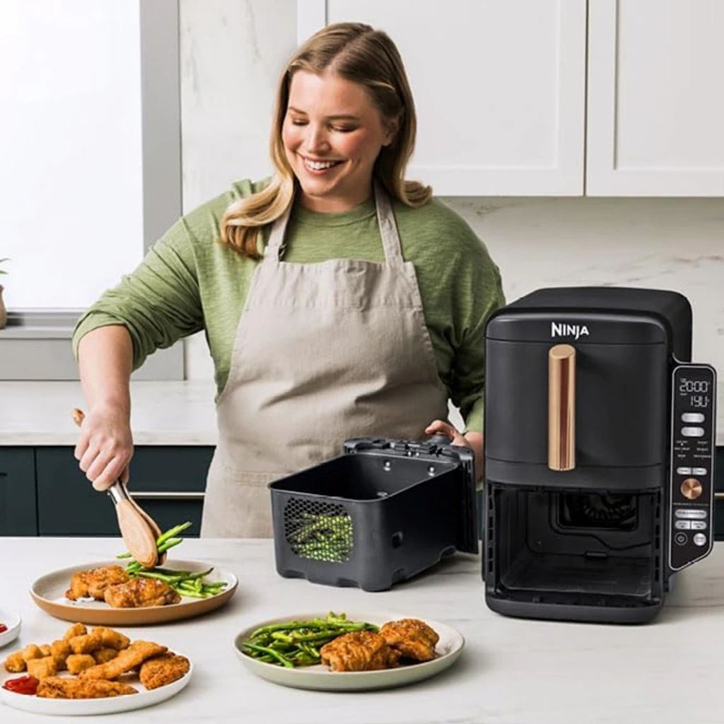 Der Double Stack XL SL400EU bietet die Möglichkeit, vier Dinge gleichzeitig zuzubereiten.