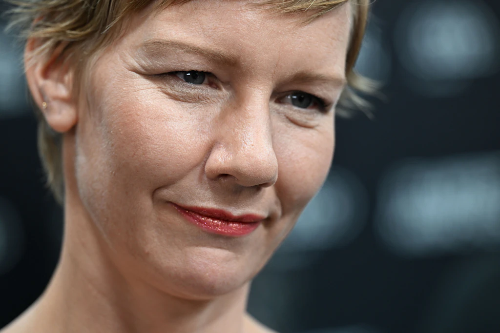Die Schauspielerin Sandra Hüller bei der Publikumspremiere der Komödie „Zwei zu eins“ auf dem Filmfest München.