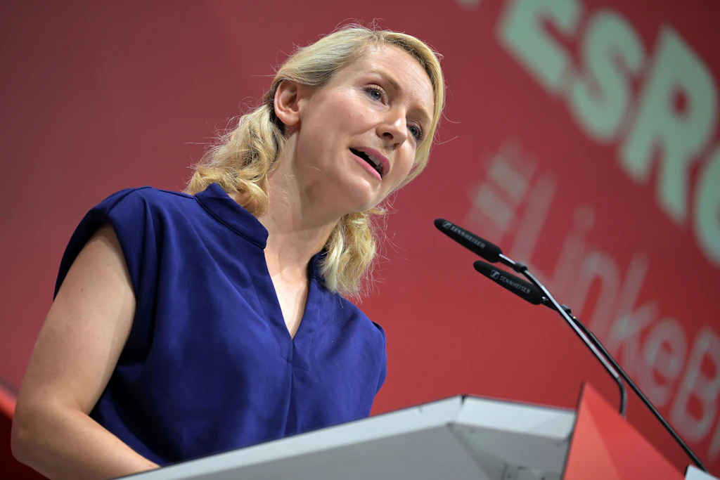 Ines Schwerdtner, Vorsitzende der Partei Die Linke, war am Montagabend bei „Maischberger“ zu Gast.