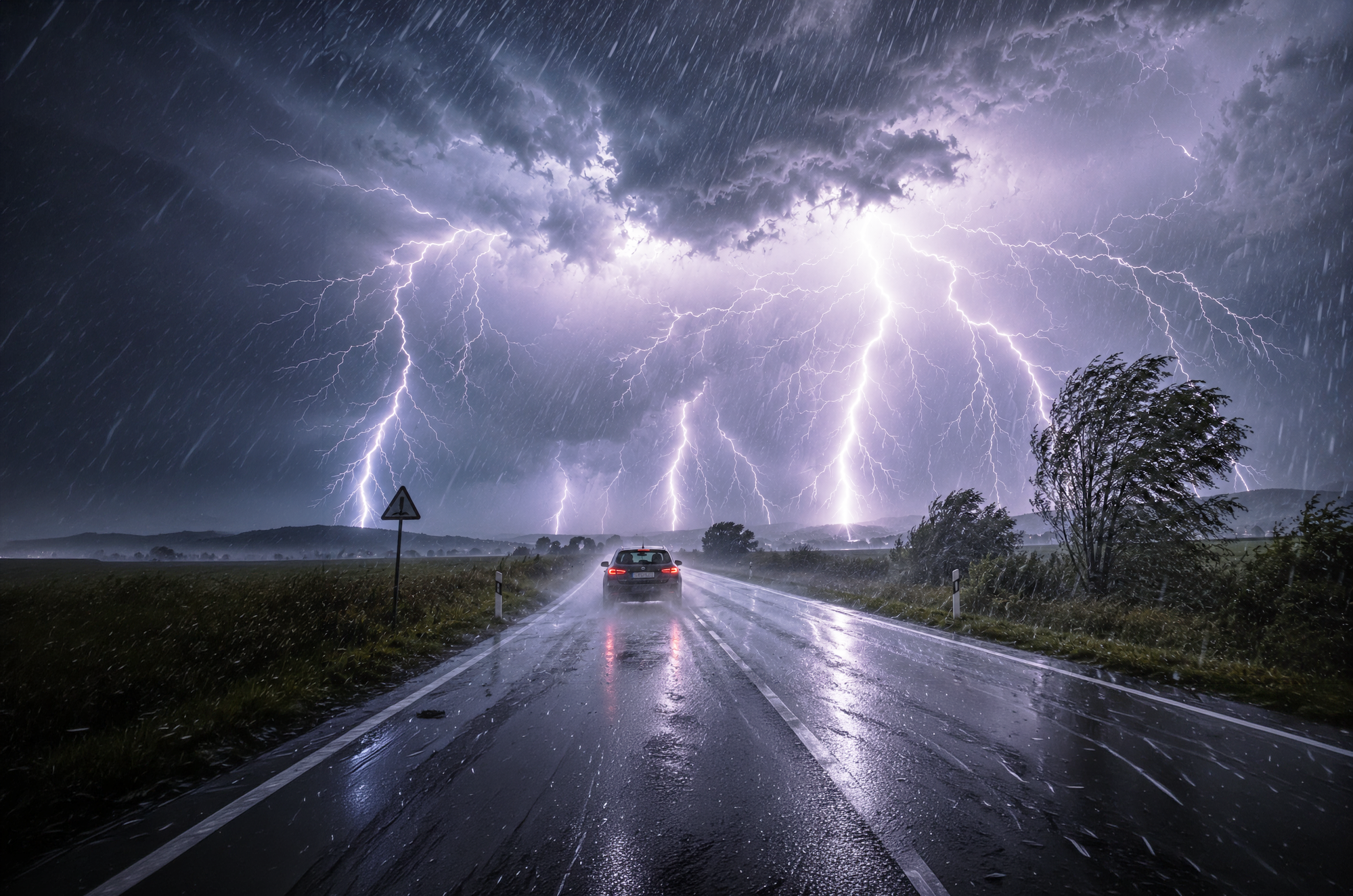 Neue Gewitterwelle! 30 Liter Regen und 3 Zentimeter Hagel im Osten