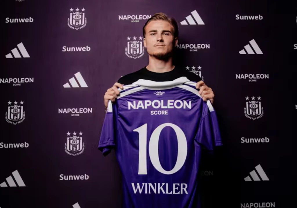 Mit Video! Marten Winkler bekommt beim RSC Anderlecht die Nummer 10
