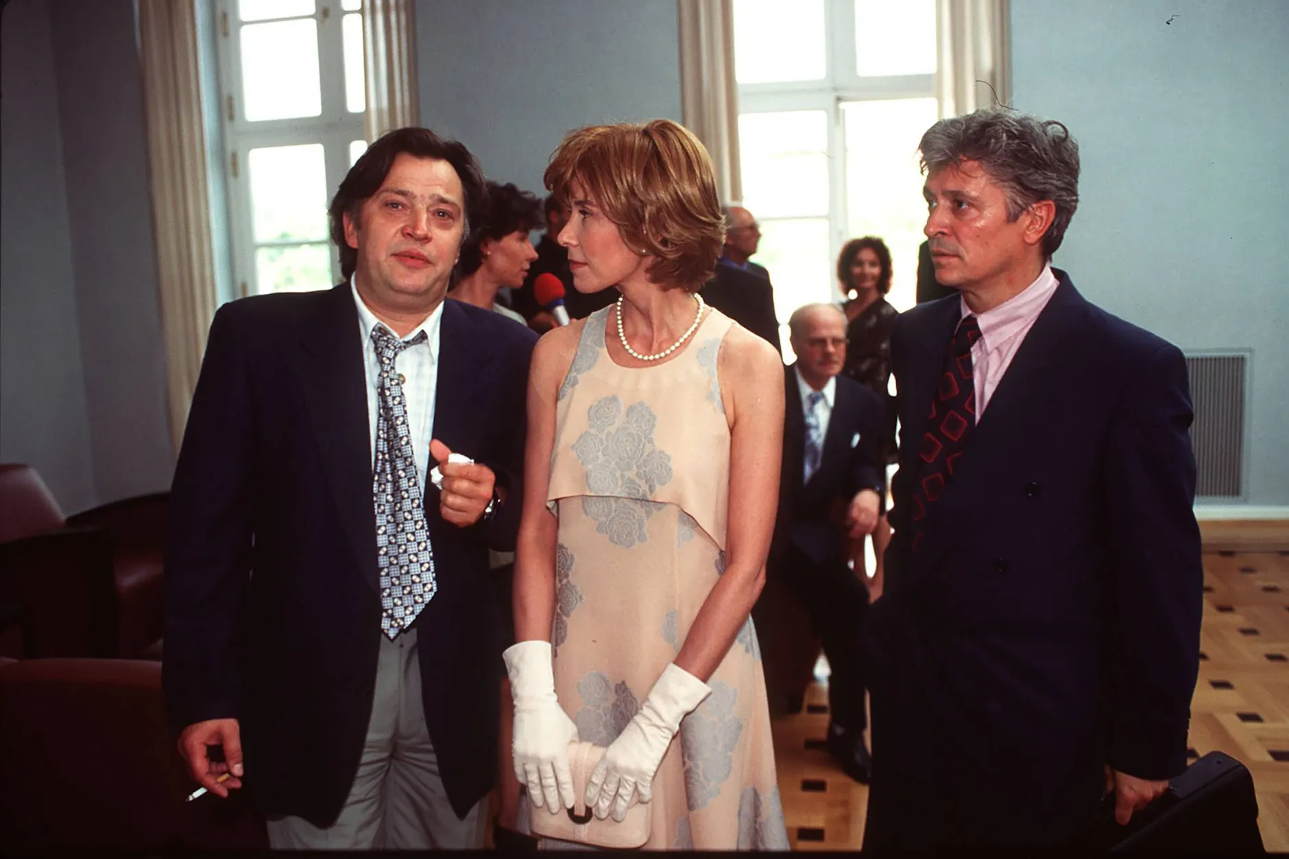Bernd Stegemann (l.) ca. 1995 in dem Film „Rache ist süss“.