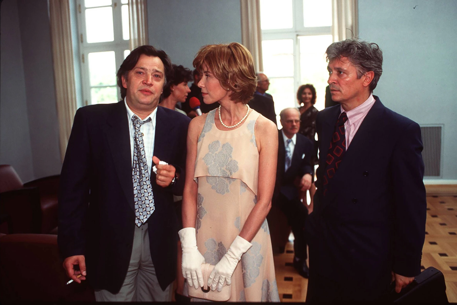 Bernd Stegemann (l.) ca. 1995 in dem Film „Rache ist süss“.