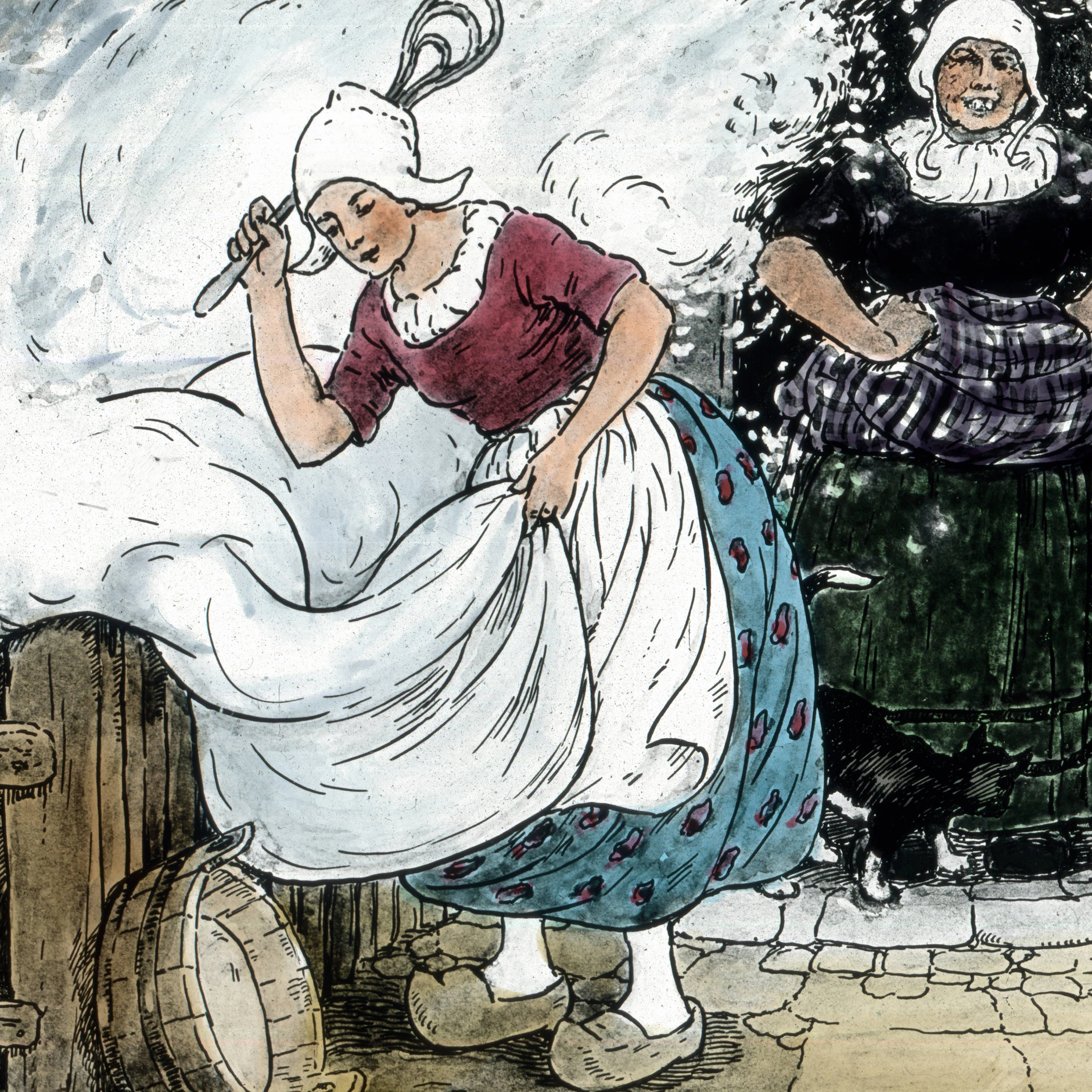 Wenn bei Frau Holle die Betten ausgeschüttelt werden, dann schneit es auf der Welt: Das berühmte Märchen der Gebrüder Grimm wurde im Jahr 1812 zum ersten Mal gedruckt.