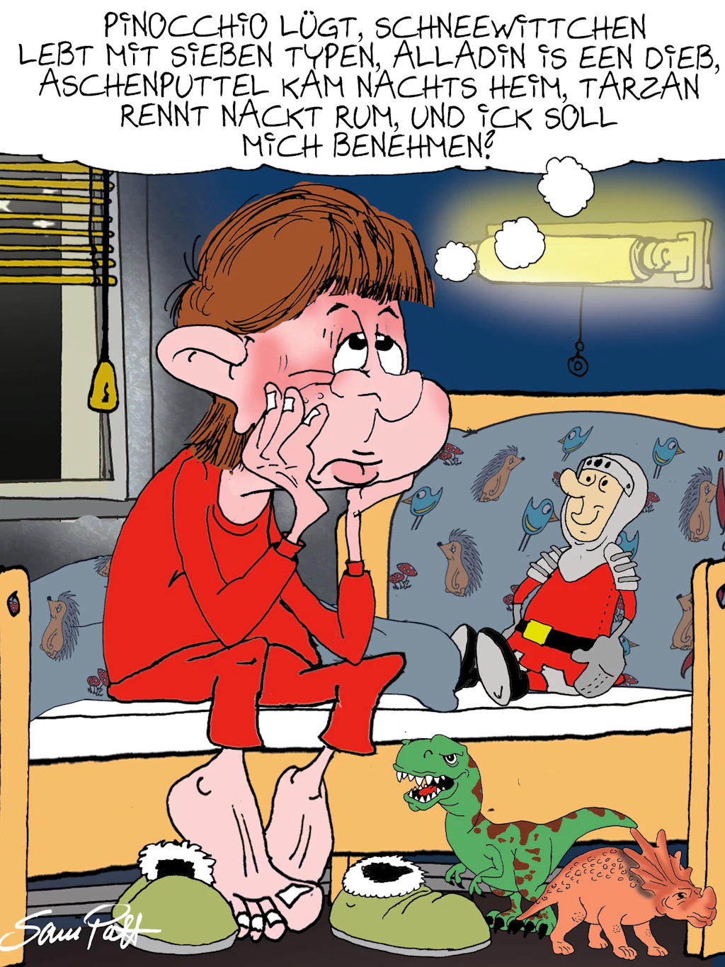 Der Cartoon des Tages fängt den Berliner Humor und die Eigenarten der Berlinerinnen und Berliner jeden Tag ein. Sam Paff hat damit einen festen Pkatz in unserer Rubrik Witz des Tages. 