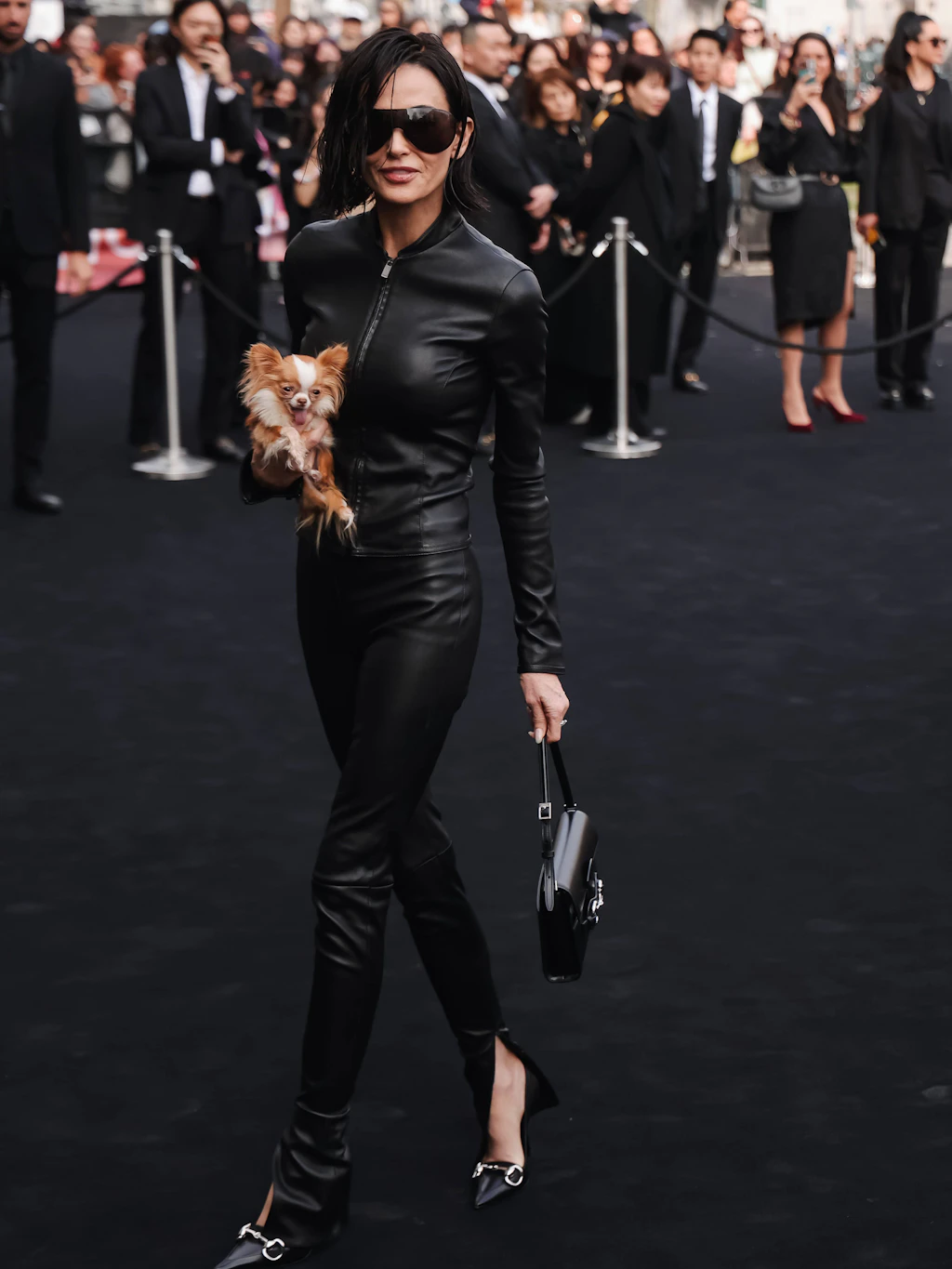 Demi Moore im Februar bei der Gucci-Show für Herbst/Winter 2026 während der Mailänder Fashion Week.
