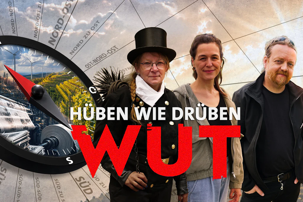 „Wut. Hüben wie drüben“ ist ein Dokumentarfilm auf Spuren der Wut in Ost- und Westdeutschland.