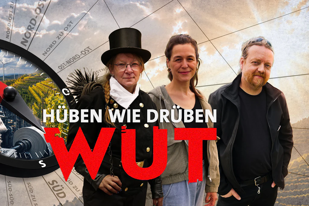 „Wut. Hüben wie drüben“ ist ein Dokumentarfilm auf Spuren der Wut in Ost- und Westdeutschland.