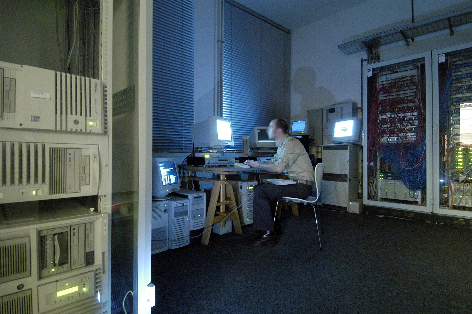 Blick in ein Rechenzentrum. (Symbolbild)