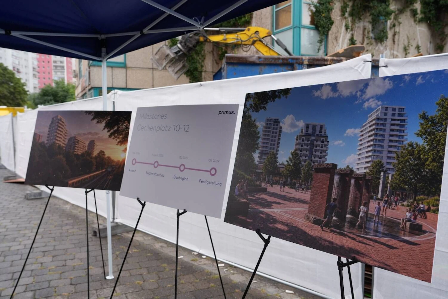So soll das neue Quartier am Cecilienplatz in Kaulsdorf-Nord aussehen.