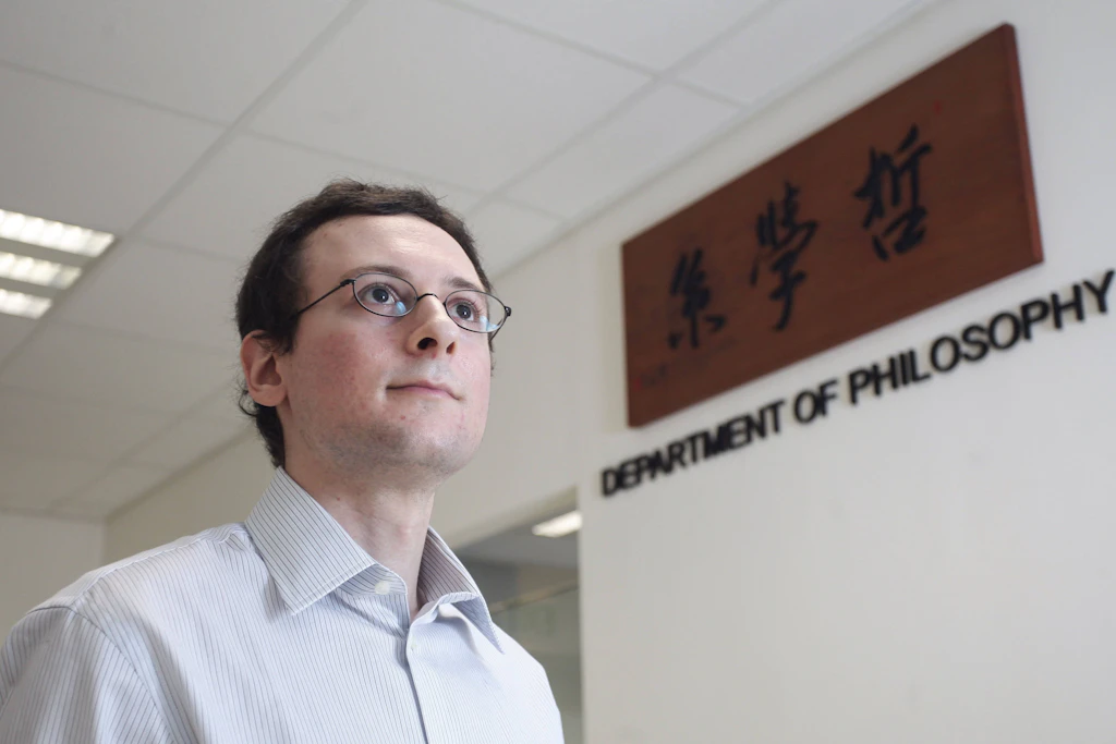 Nathan Cofnas im September 2013 als Doktorand der Philosophie an der Lingnan University in Hongkong.