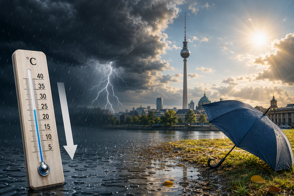 Das Wetter wird sich am Wochenende in Berlin und Brandenburg deutlich abkühlen.