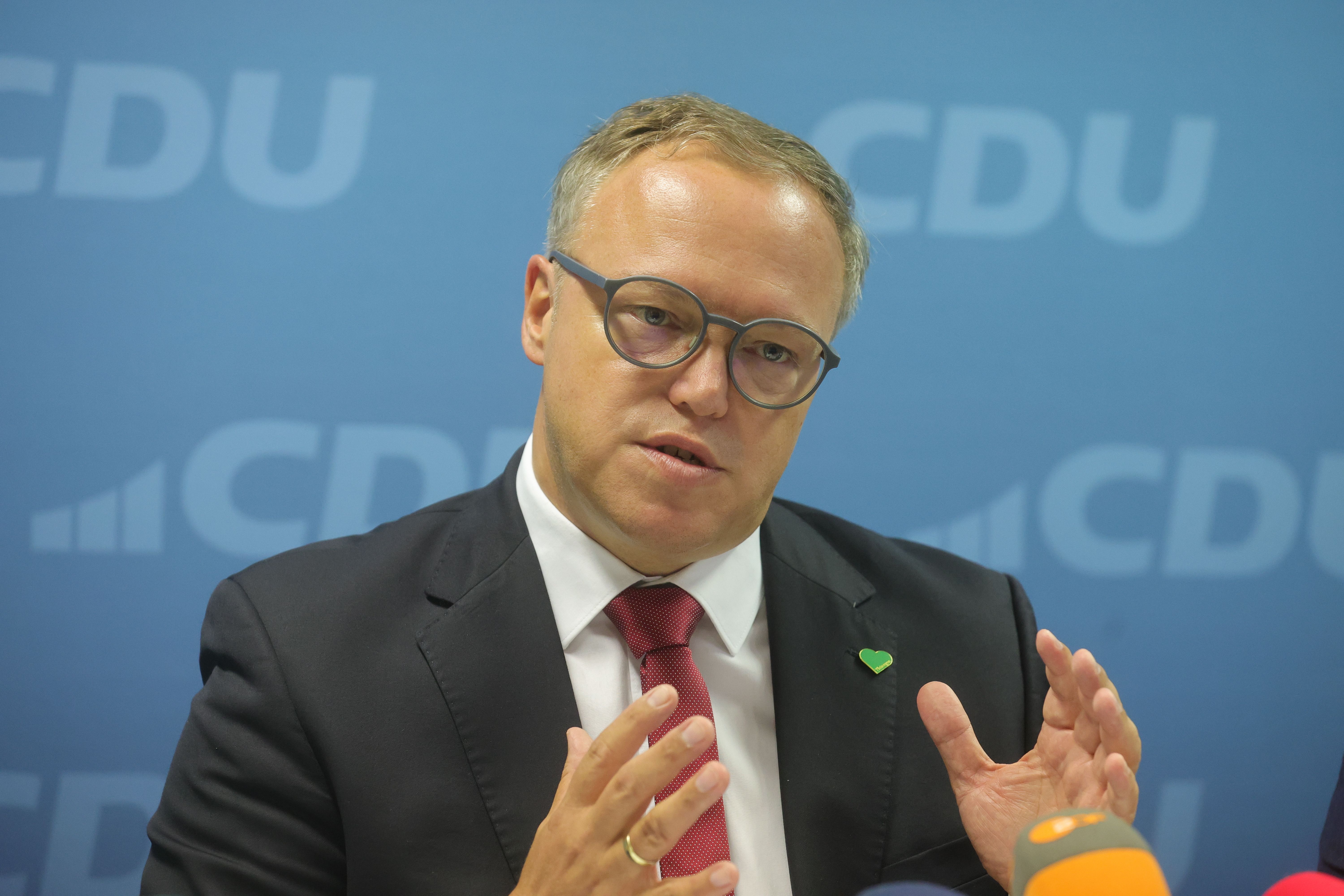 Landesparteitag: Mario Voigt als CDU-Landeschef wiedergewählt