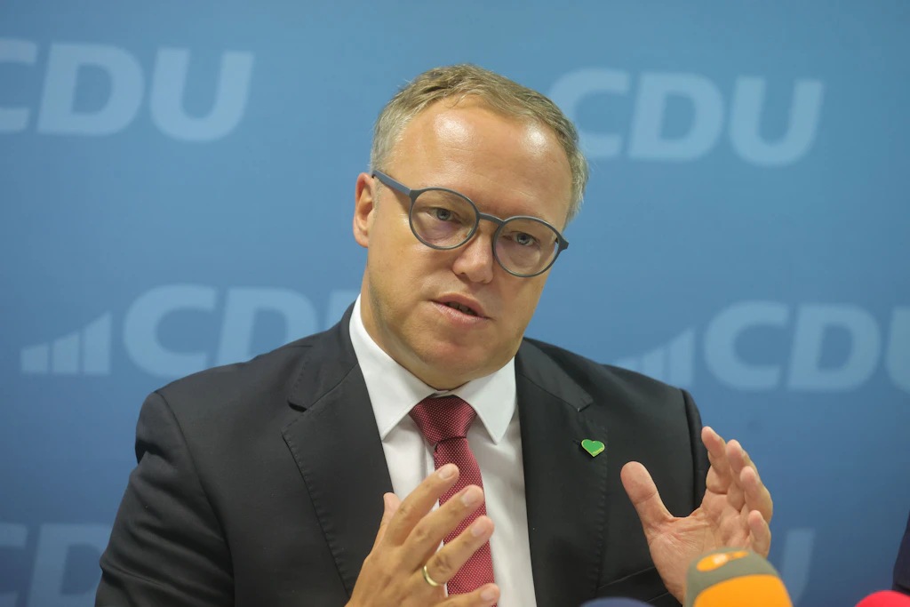 Landesparteitag: Mario Voigt als CDU-Landeschef wiedergewählt