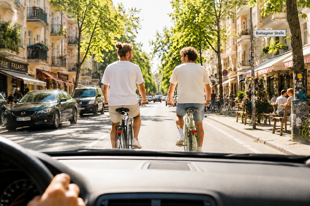 Es wird immer schlimmer: Ständig fahren Radfahrer nebeneinander mitten auf der Straße.
