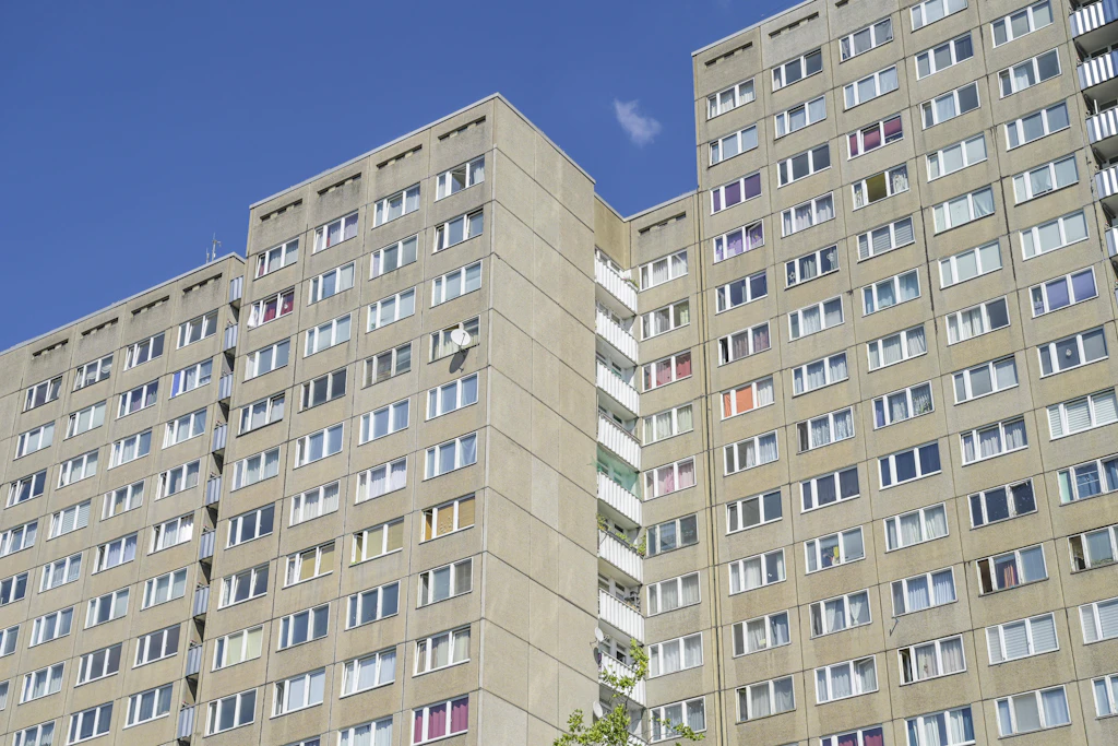 Plattenbausiedlung in Berlin-Hohenschönhausen