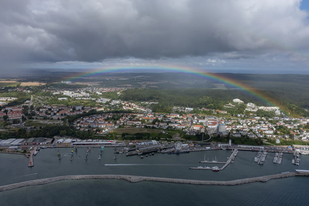 Perfektes Wetter für Geschwindigkeitsrekorde beim SailGP in Sassnitz auf Rügen