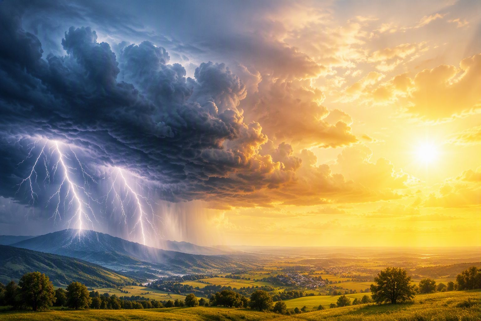 Erst Hitze, dann schon wieder Gewitter – wo es in dieser Woche gefährlich wird