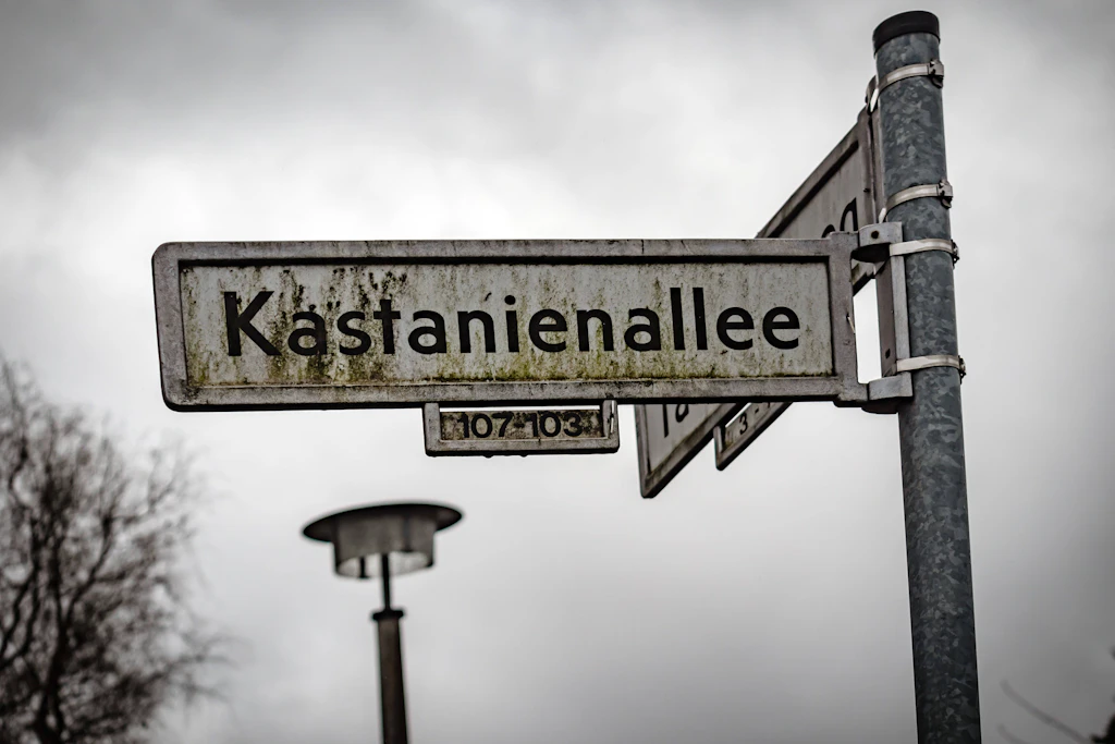 Einst eine beschauliche Dorfstraße, inzwischen eine Hauptverkehrsstraße: die Kastanienallee.