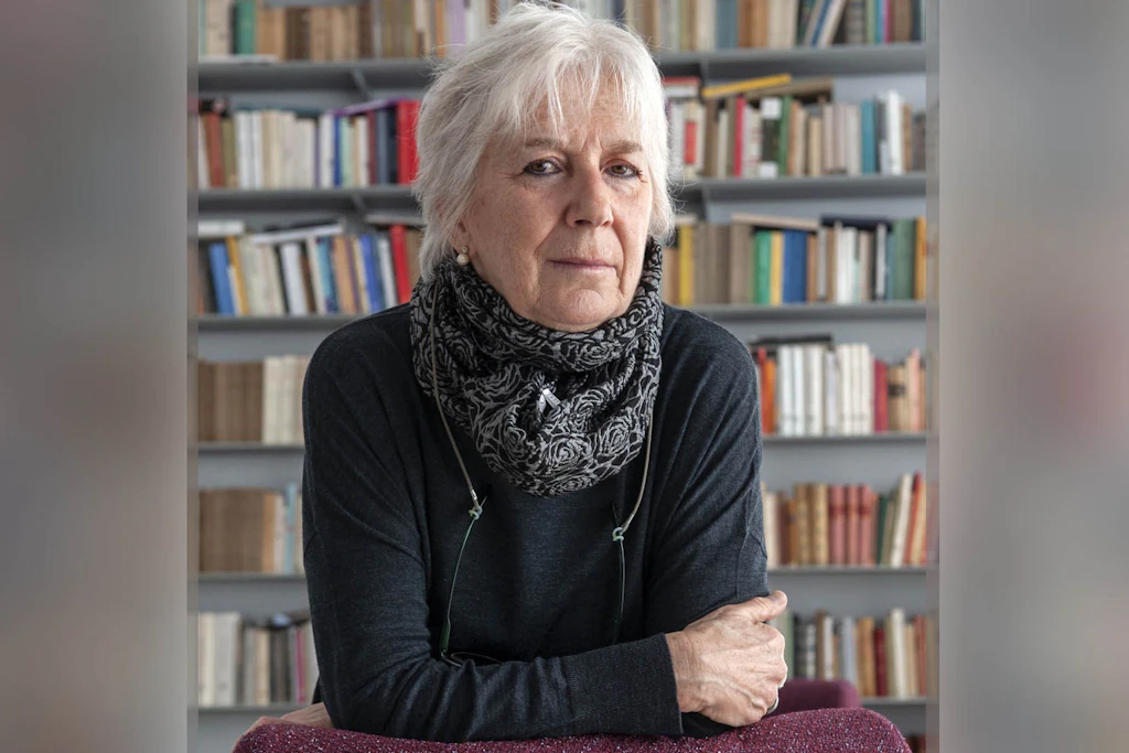 Die Übersetzerin und Bibliotheksförderin Anita Raja, fotografiert im April in Rom