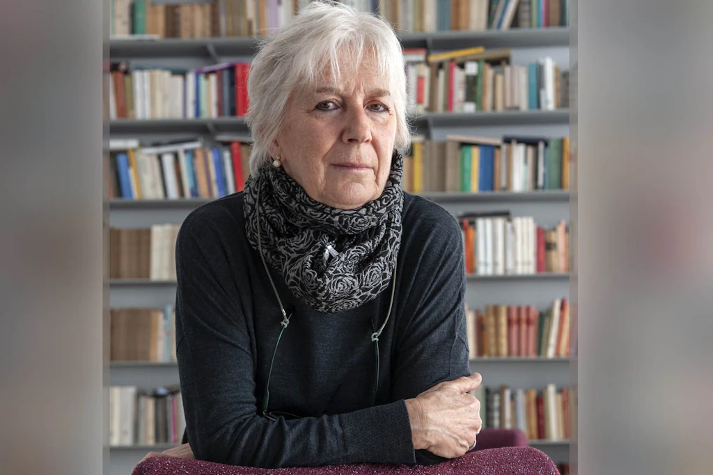 Die Übersetzerin und Bibliotheksförderin Anita Raja, fotografiert im April in Rom