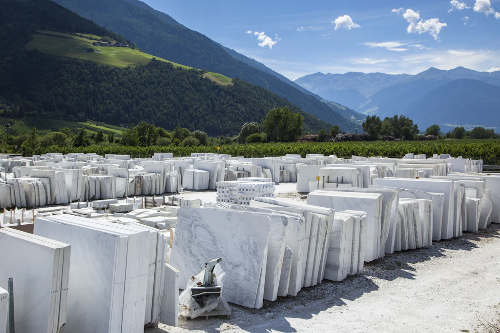 Marmorverarbeitung in der Laaser Marmorindustrie