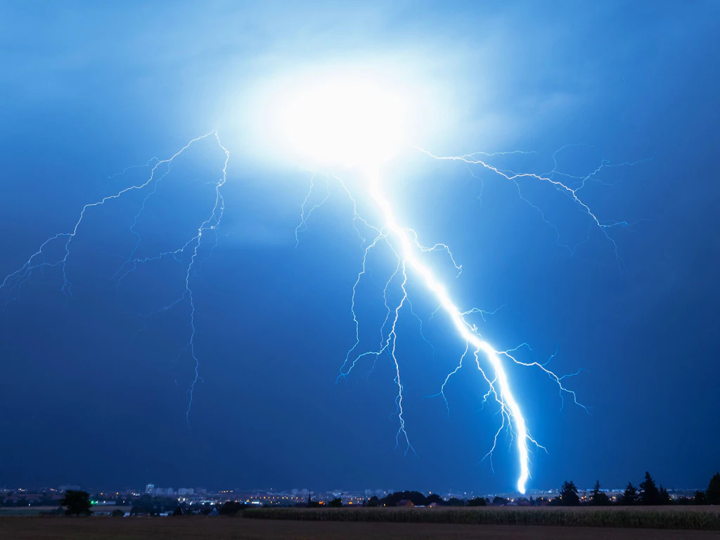 Eine Unwetterfront über Erfurt: Wie hier am 19. August sind in den kommendne Tagen auch wieder Gewitter über Thüringen zu erwarten.