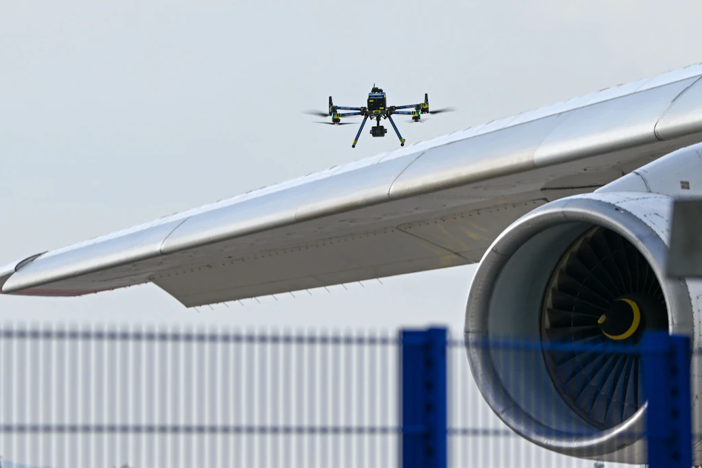 Am Flughafen Leipzig/Halle wurde erneut eine Drohne gesehen.