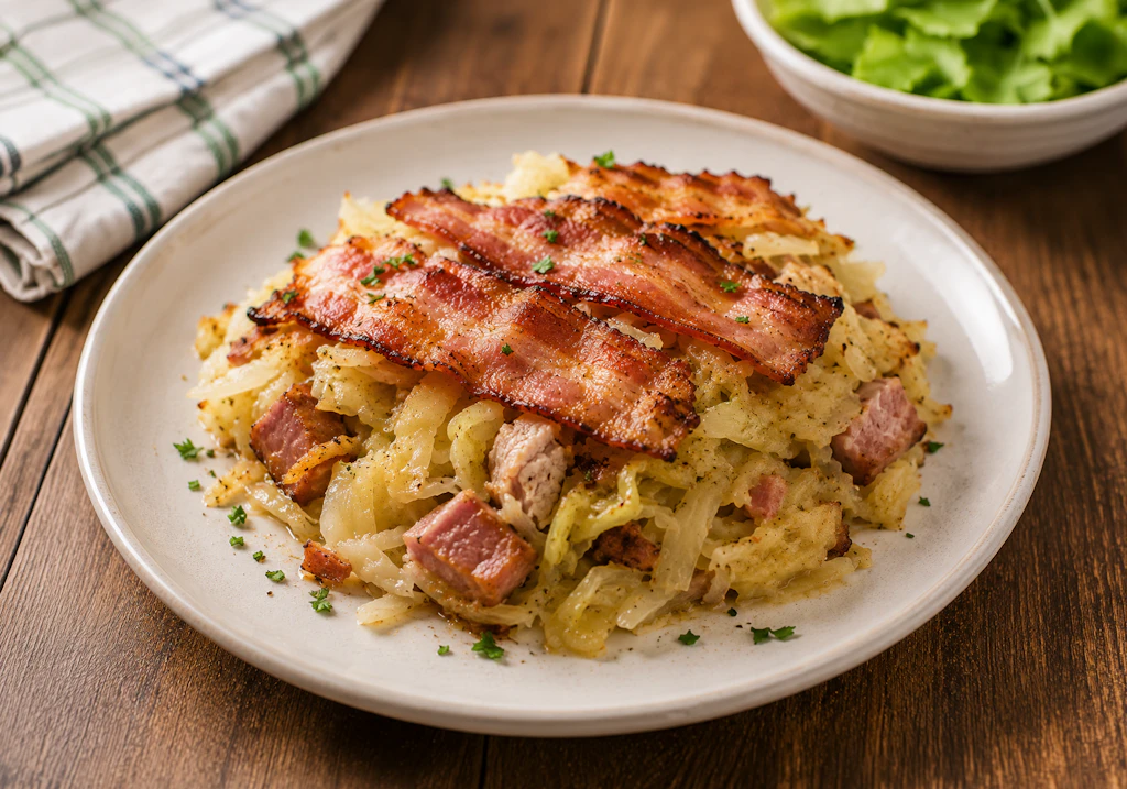 Krautpfanne mit Bacon: Dieses Auflauf-Rezept ist Futter für die Seele!