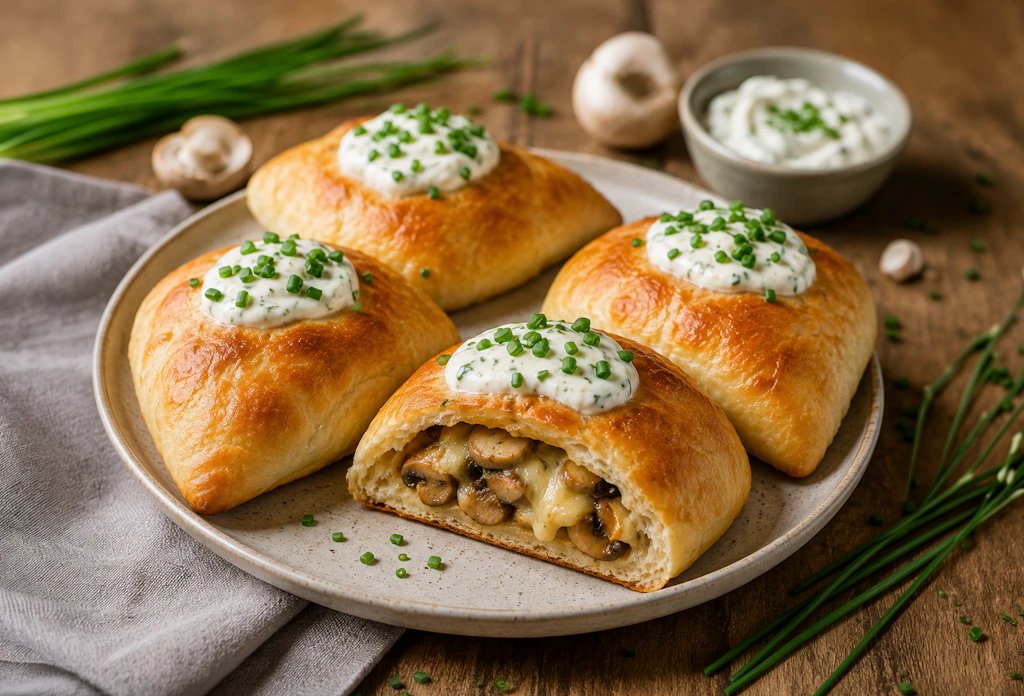 Rezept für Handbrot wie in „Das große Backen“: Mit Pilzfüllung und Käse!