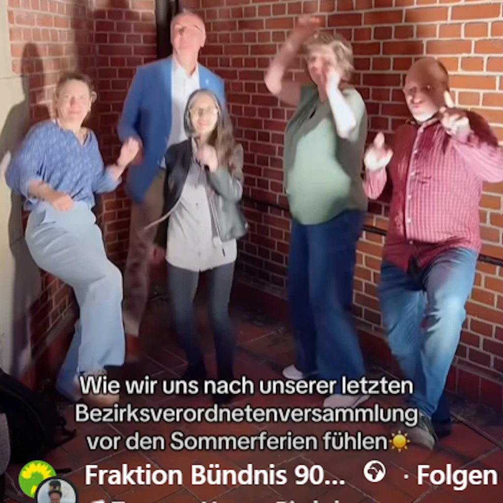 Stets gut gelaunt: die Grünen, die gewählt werden möchten.