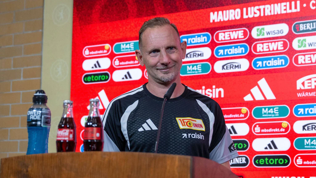 Union-Coach Mauro Lustrinelli hofft auf weitere Verstärkung für den 1. FC Union Berlin.