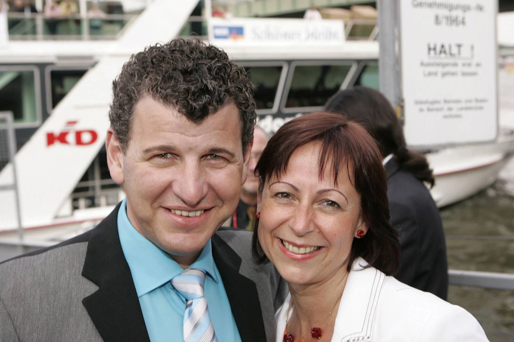  Semino Rossi mit seiner Ehefrau Gaby im Jahr 2008.