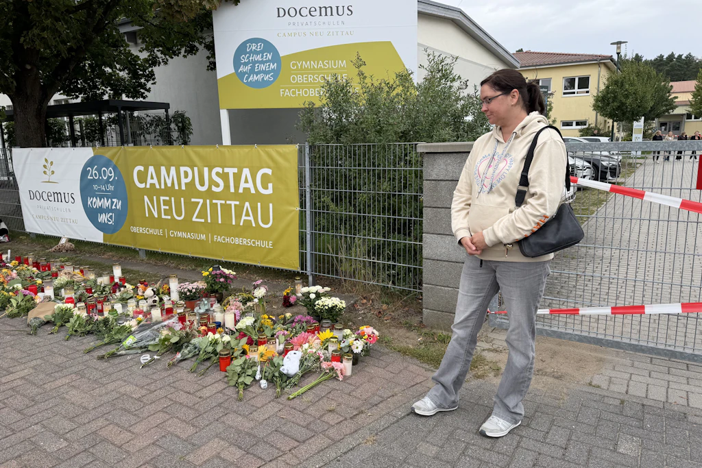 Ines Matzner aus Neu Zittau wurde von ihrem Sohn angerufen, der ihr von der Gewalttat erzählte.