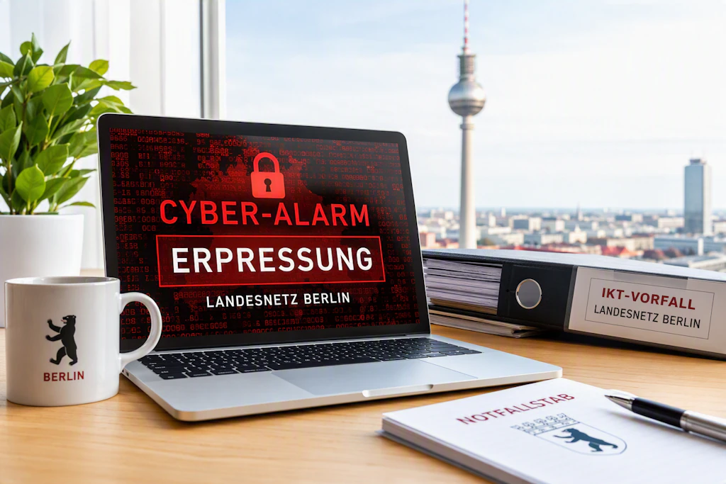 Cyber-Kriminelle haben Mitte August einen Hackerangriff auf das Berliner Landesnetz ausgeübt.