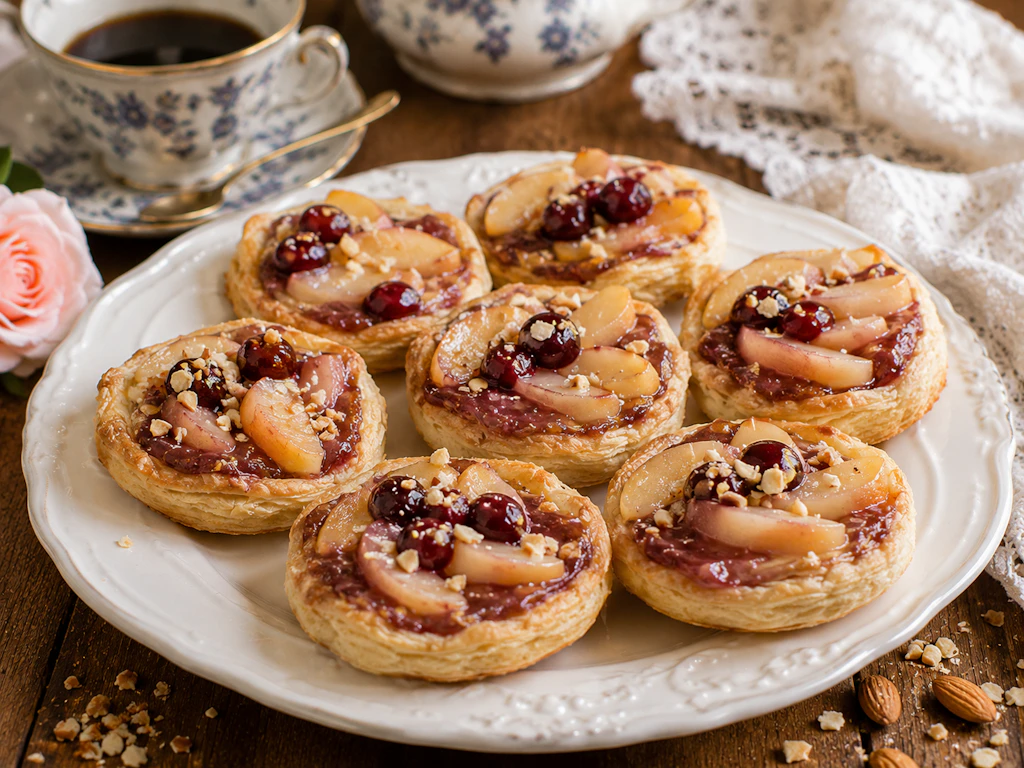 Rezept für DDR-Apfeltörtchen mit Blätterteig: Blitz-Gebäck von Oma