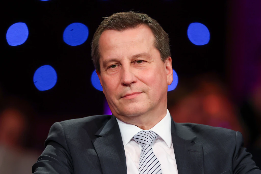 Der MDR-Intendant Ralf Ludwig. Auf einem Podium bei den Medientagen Mitteldeutschland