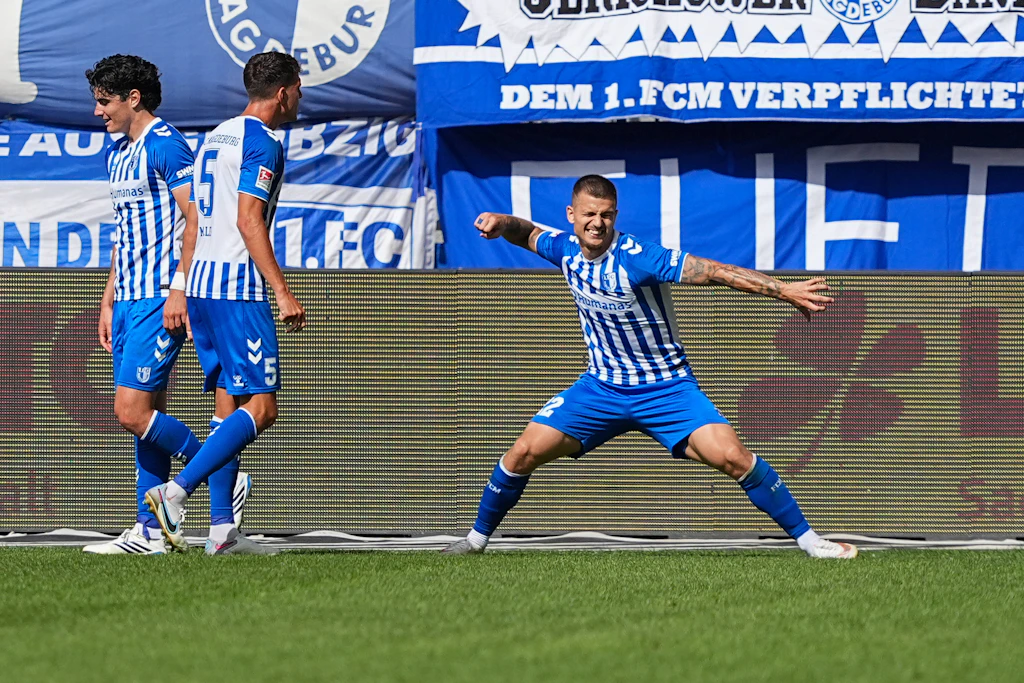 Noch ohne Chávez, aber mit Zukowski: 1. FC Magdeburg feiert ersten Heimsieg