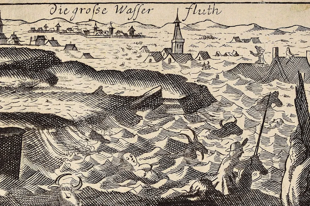 Magdalenenflut 1342: Wie eine schlimme Hochwasserserie Mitteleuropa verwüstete