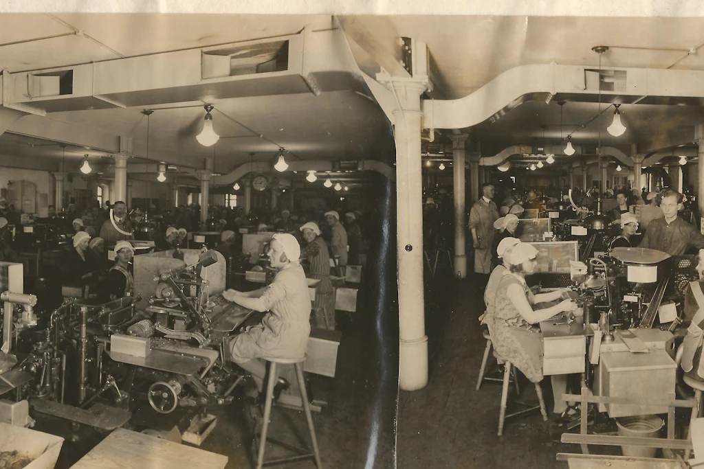 So wurde vor knapp 100 Jahren im Döbelner Zigarren-Werk der Tabak gedreht. 