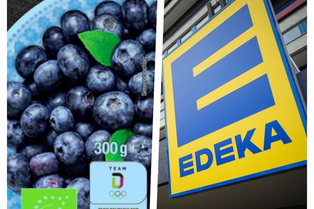 Edeka hat diese tiefgefrorenen Bio Wildheidelbeeren (l.) zurückgerufen. 