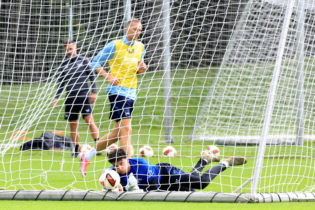 Erstes Training: Stürmer Gustaf Nilsson ballert bei Hertha los
