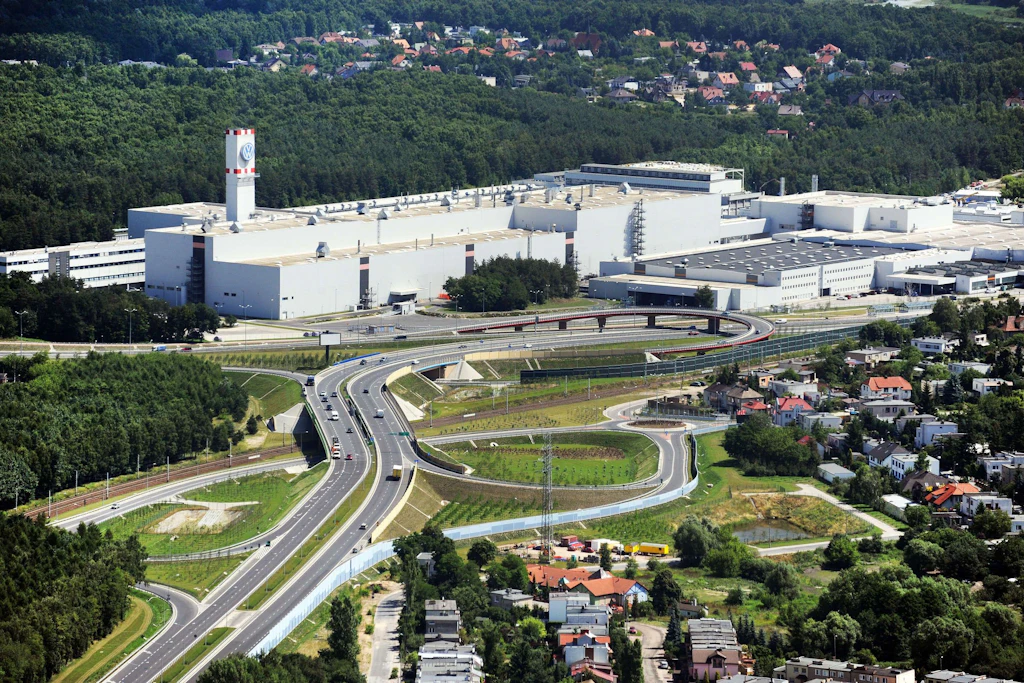 Das VW-Werk Poznan in Polen. Symbolbild.