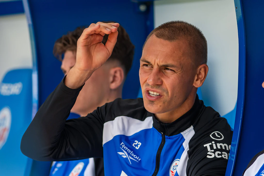 Franz Pfanne hat beim FC Hansa Rostock derzeit einen schweren Stand.
