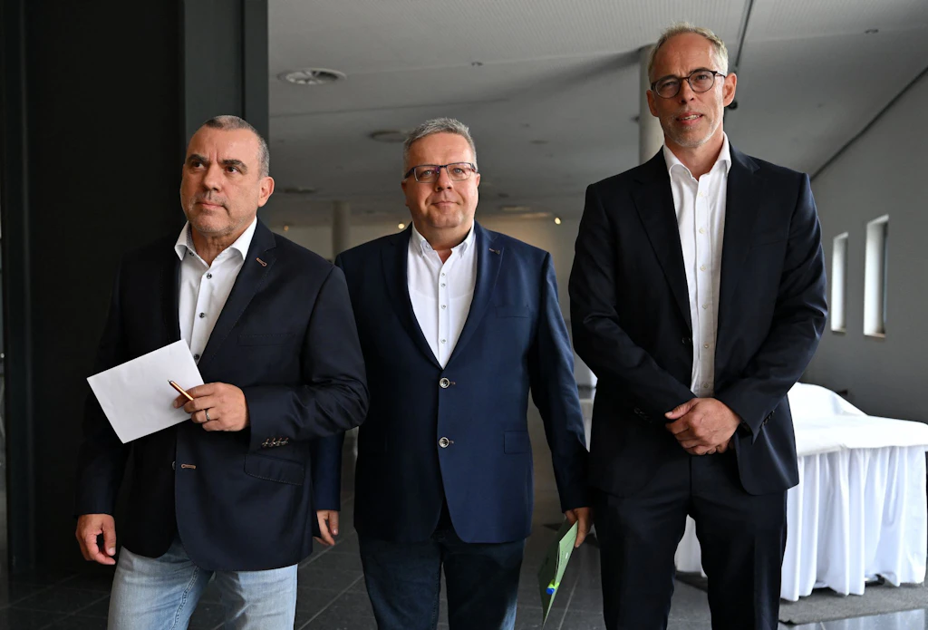 Drei Abgeordnete, eine neue Partei: Stefan Wogawa, Dirk Hoffmeister und Roberto Kobelt wollen den Thüringer Kurs fortsetzen, aber ohne das BSW.