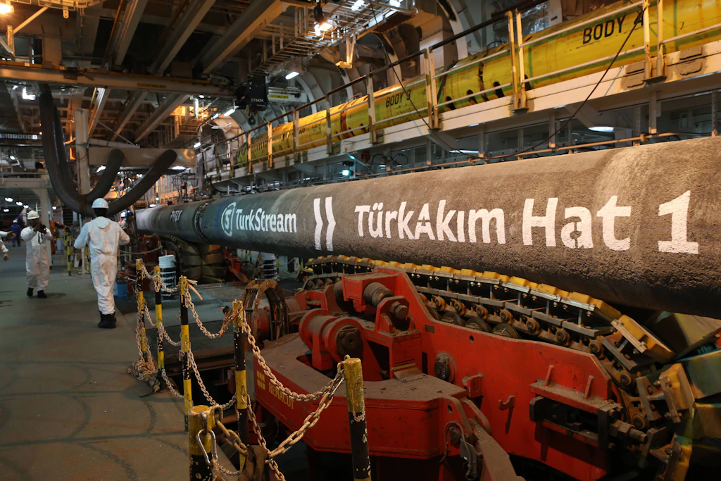 Die EU hat im August 7,5 Prozent mehr russisches Pipeline-Gas über Turkstream importiert als im Vormonat.